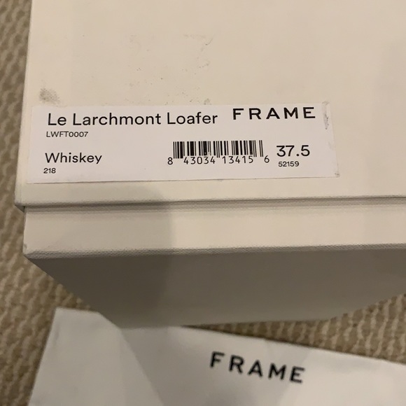 Frame Le Larchmont Loafer in Whiskey BNIB - Picture 8 of 8